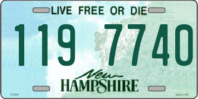 NH license plate 1197740
