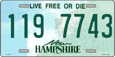 NH license plate 1197743