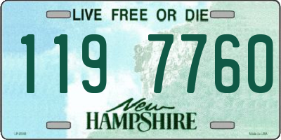 NH license plate 1197760