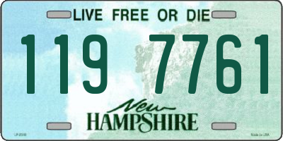 NH license plate 1197761
