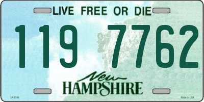 NH license plate 1197762