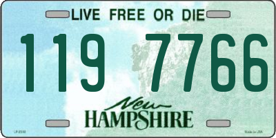 NH license plate 1197766