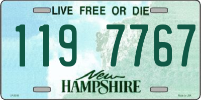 NH license plate 1197767