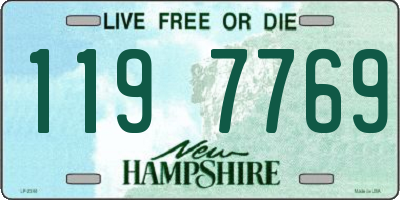 NH license plate 1197769