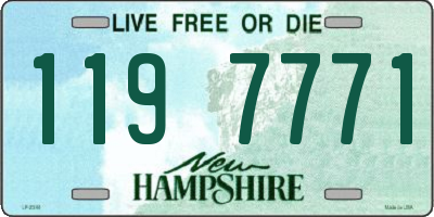 NH license plate 1197771