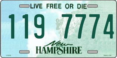 NH license plate 1197774