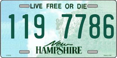 NH license plate 1197786