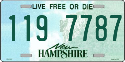 NH license plate 1197787