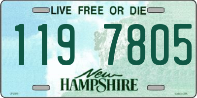 NH license plate 1197805