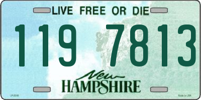 NH license plate 1197813