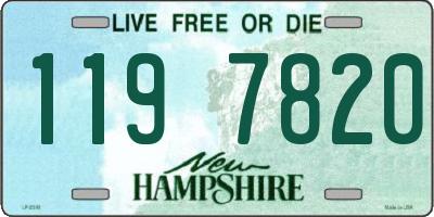 NH license plate 1197820