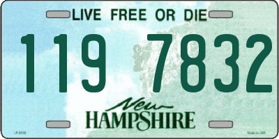 NH license plate 1197832