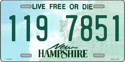 NH license plate 1197851