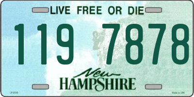 NH license plate 1197878