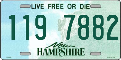 NH license plate 1197882
