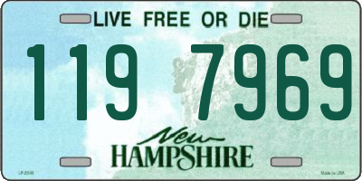 NH license plate 1197969