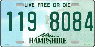 NH license plate 1198084