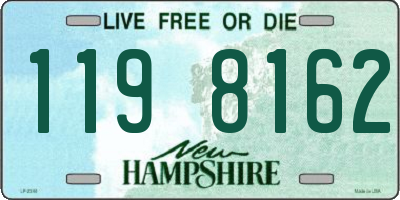 NH license plate 1198162