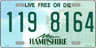 NH license plate 1198164