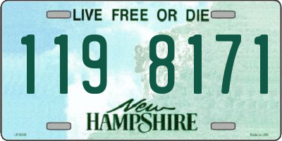 NH license plate 1198171