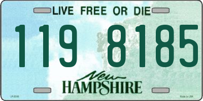 NH license plate 1198185