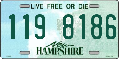 NH license plate 1198186