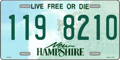 NH license plate 1198210