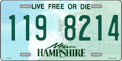 NH license plate 1198214