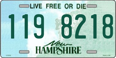 NH license plate 1198218