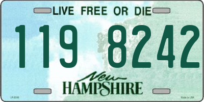 NH license plate 1198242