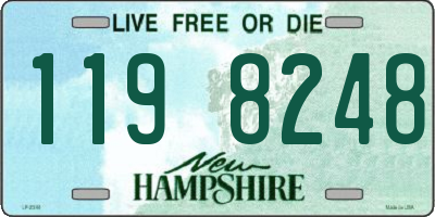 NH license plate 1198248