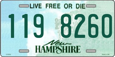 NH license plate 1198260