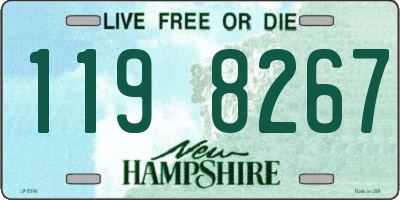 NH license plate 1198267