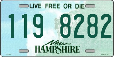 NH license plate 1198282