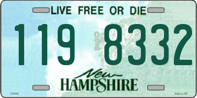 NH license plate 1198332