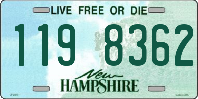 NH license plate 1198362