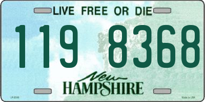 NH license plate 1198368