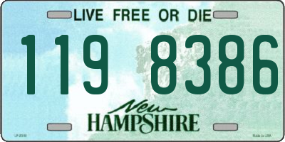 NH license plate 1198386