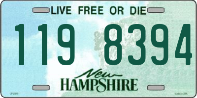 NH license plate 1198394