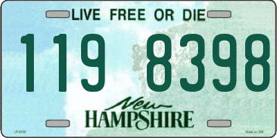 NH license plate 1198398