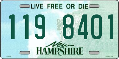 NH license plate 1198401