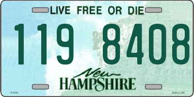 NH license plate 1198408