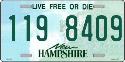 NH license plate 1198409