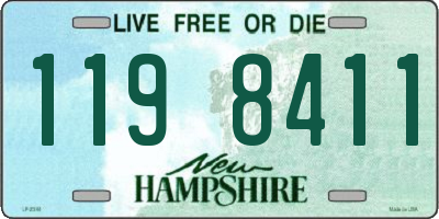 NH license plate 1198411