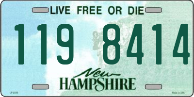 NH license plate 1198414