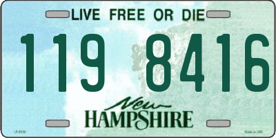 NH license plate 1198416