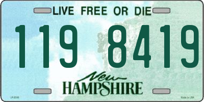 NH license plate 1198419
