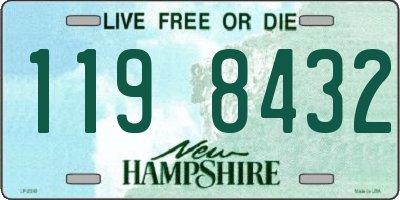 NH license plate 1198432