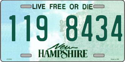 NH license plate 1198434