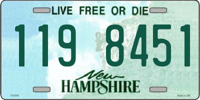 NH license plate 1198451